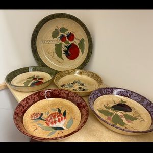 Certified International Pasta Bowls